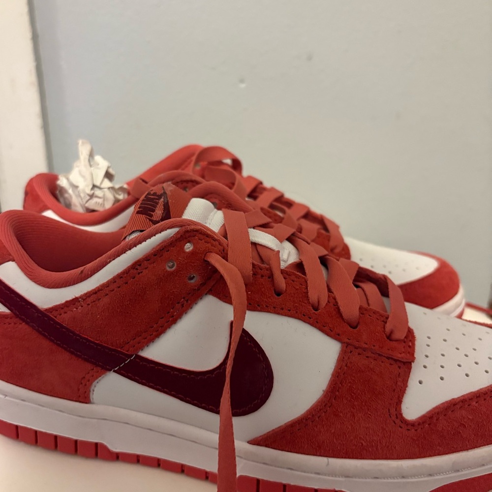 Nike Red and White Sneakers
